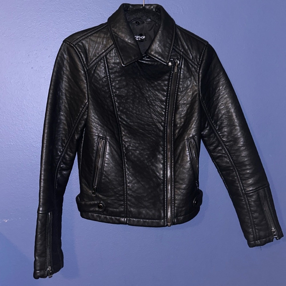 TOPSHOP Leather Jacket